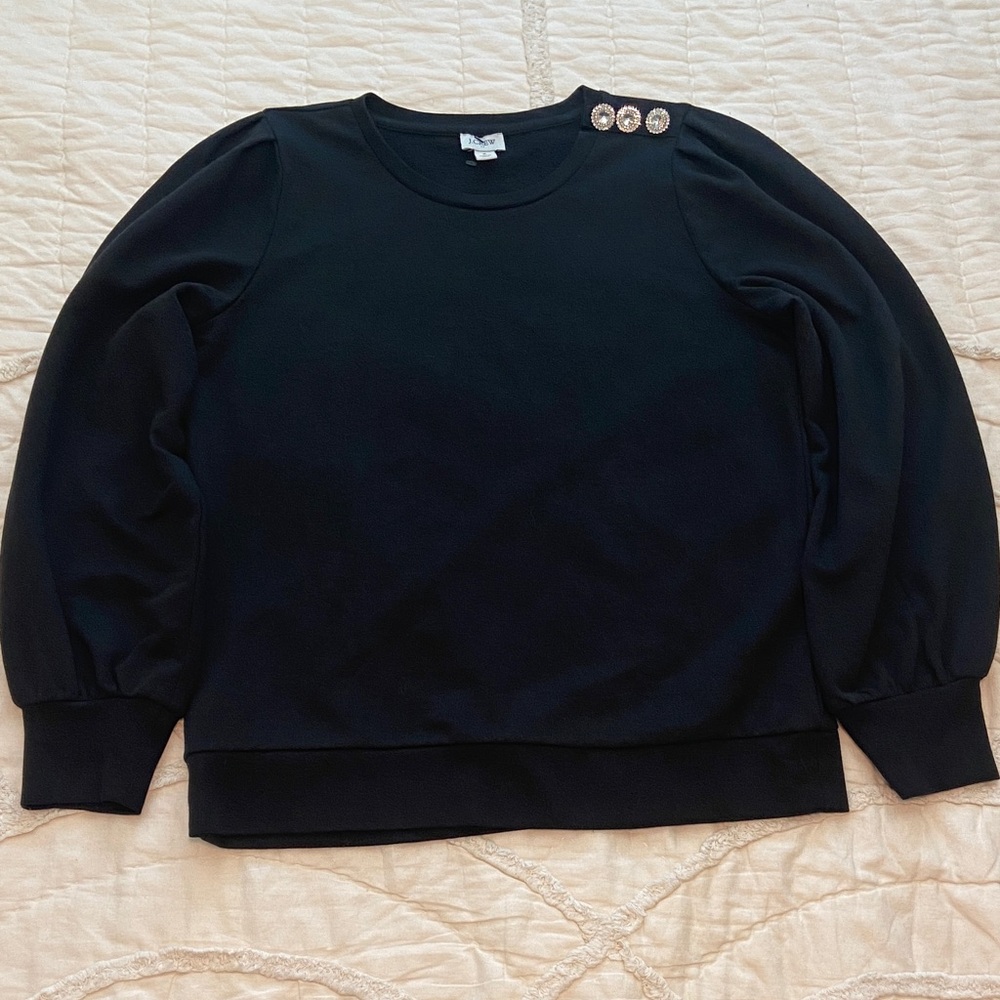 J. Crew embellished top